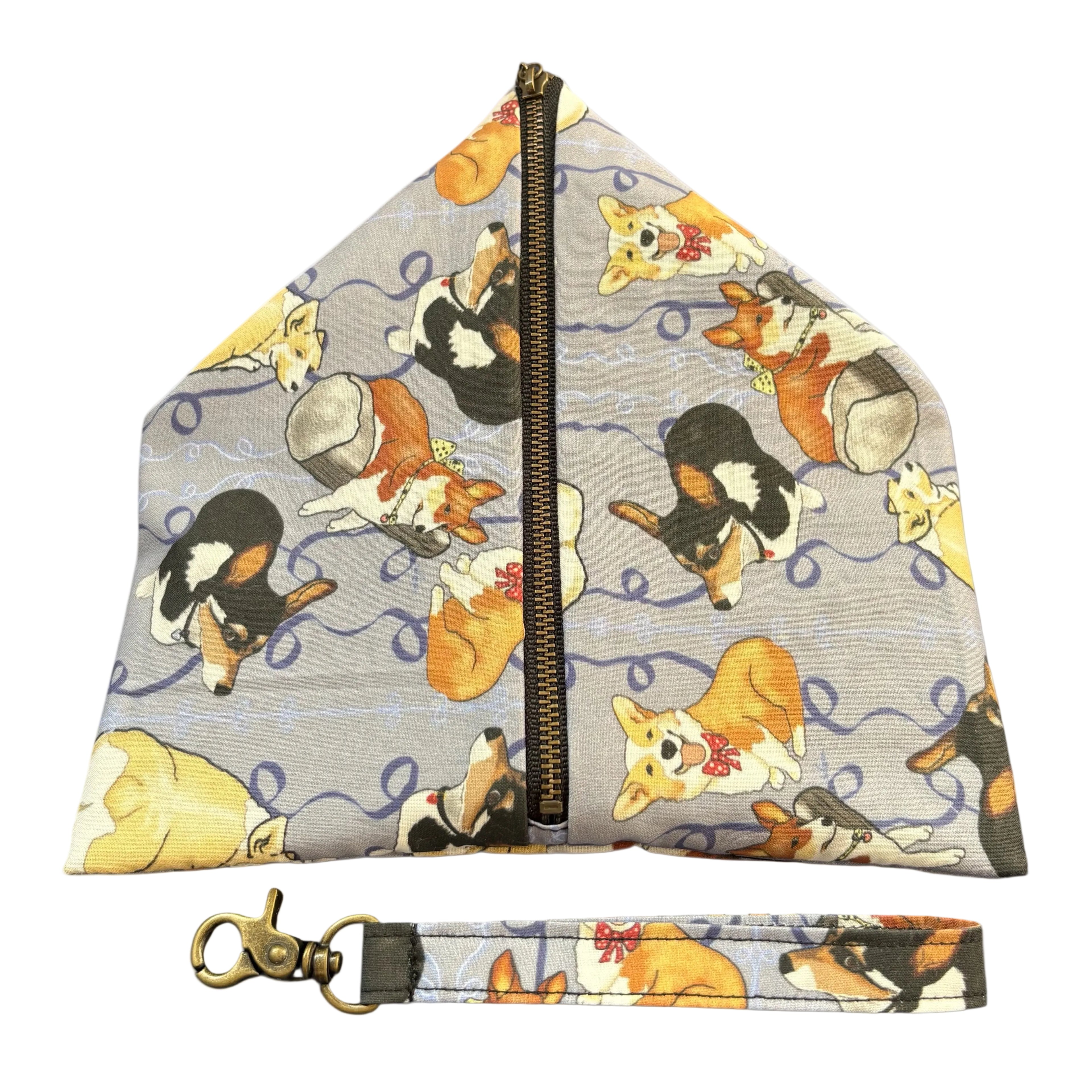 Triangle Zipper Pouch