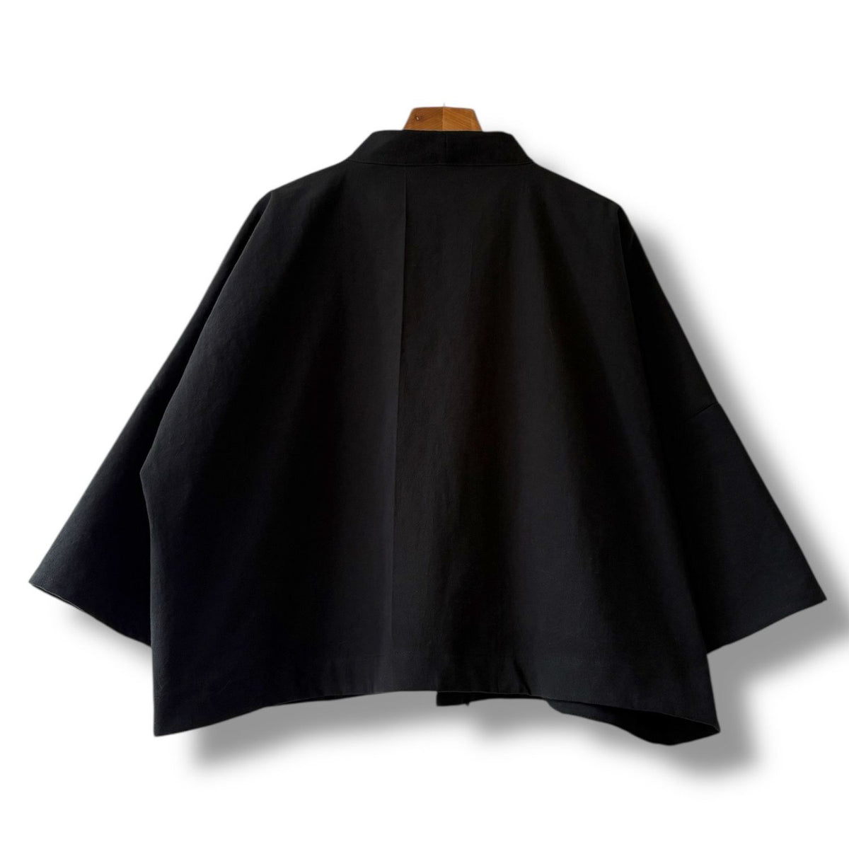 [REORDER] Short Kimono Style Outer With Three Quarter Sleeves - Cotton