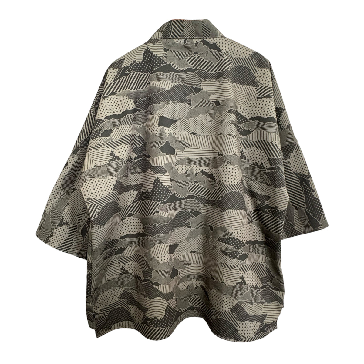 New Kimono Style Outer With Three Quarter Sleeves - Cotton