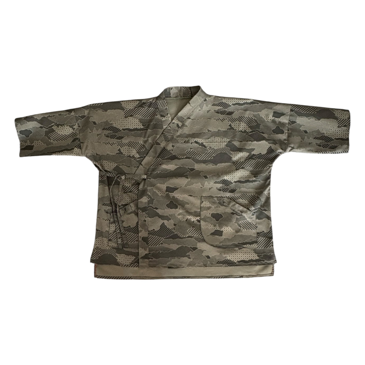 New Kimono Style Outer With Three Quarter Sleeves - Cotton