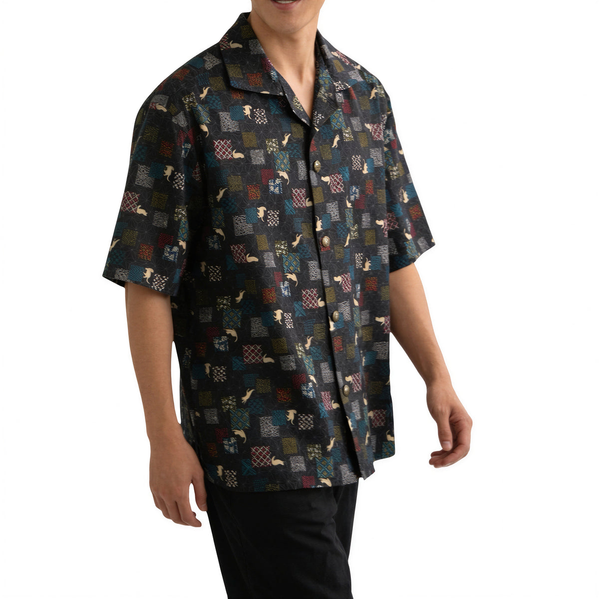 Hawaii Style Shirt Male Size M